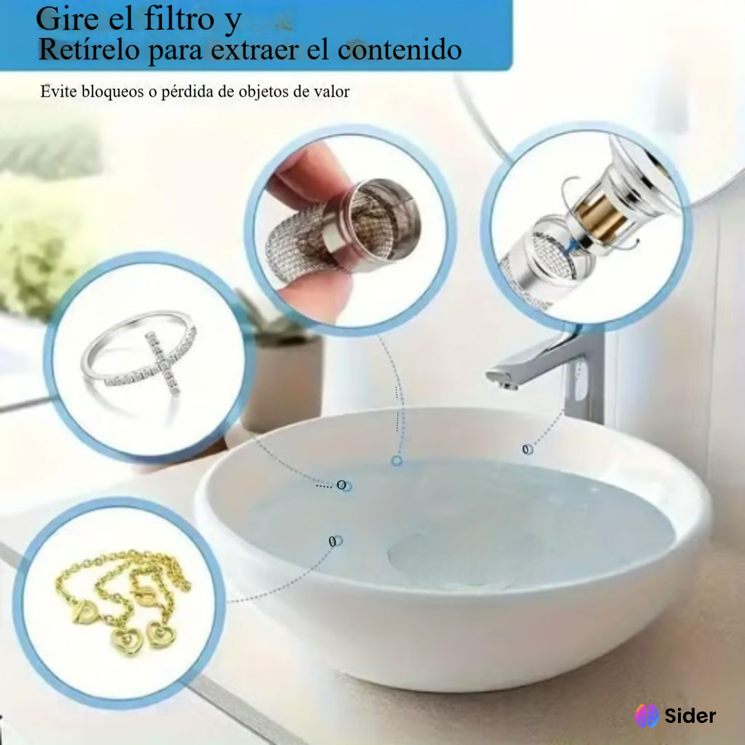 𝑻𝒂𝒑𝒐𝒏 𝒅𝒆 𝑩𝒂𝒄𝒉𝒂 𝒄𝒐𝒏 𝑭𝒊𝒍𝒕𝒓𝒐 𝒅𝒆 𝑫𝒆𝒔𝒂𝒈ü𝒆 𝑼𝒏𝒊𝒗𝒆𝒓𝒔𝒂𝒍 𝑨𝒄𝒆𝒓𝒐 𝑰𝒏𝒐𝒙𝒊𝒅𝒂𝒃𝒍𝒆