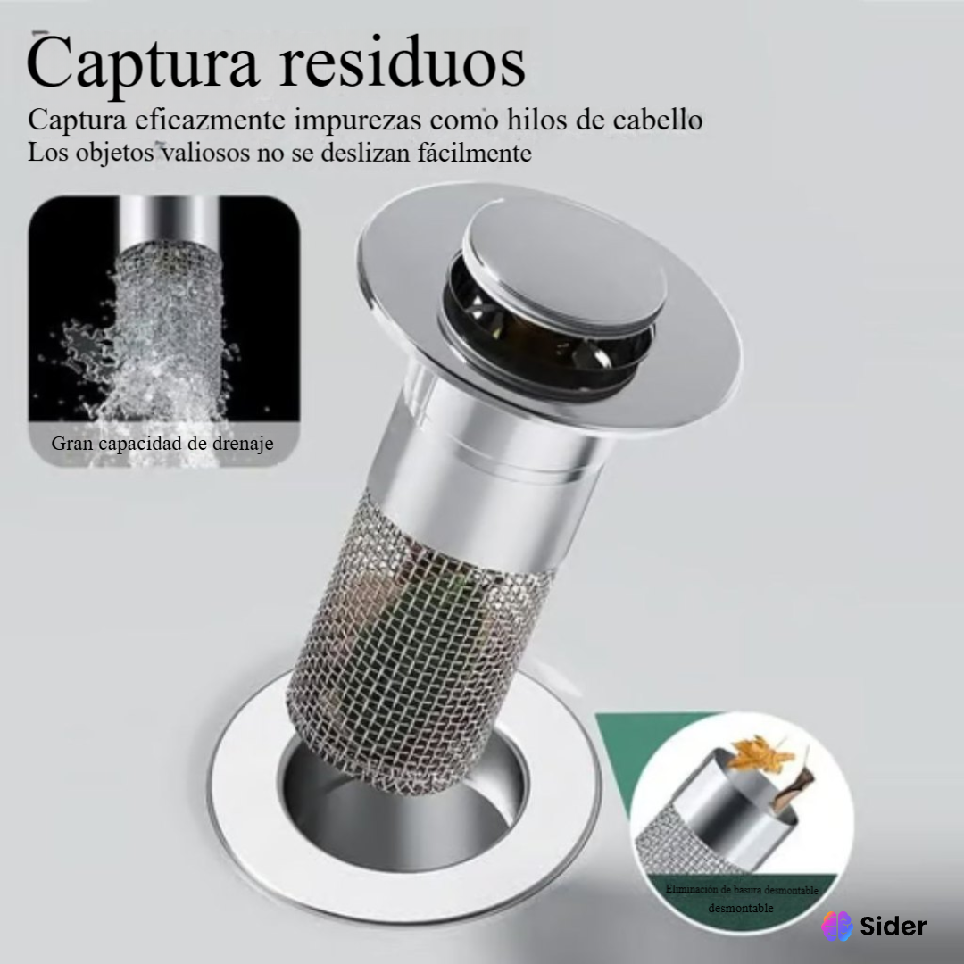 𝑻𝒂𝒑𝒐𝒏 𝒅𝒆 𝑩𝒂𝒄𝒉𝒂 𝒄𝒐𝒏 𝑭𝒊𝒍𝒕𝒓𝒐 𝒅𝒆 𝑫𝒆𝒔𝒂𝒈ü𝒆 𝑼𝒏𝒊𝒗𝒆𝒓𝒔𝒂𝒍 𝑨𝒄𝒆𝒓𝒐 𝑰𝒏𝒐𝒙𝒊𝒅𝒂𝒃𝒍𝒆